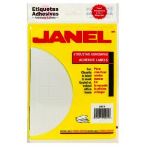 ETIQUETAS ADHES SOBRE 08 C/1440 25X13MM BCA JANEL