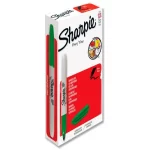 MARCADOR PERM P/F SHARPIE 30004 VERDE NEWELL CAJA/12