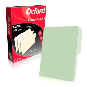 FOLDER CARTA VERDE C/100 OXFORD