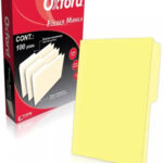 FOLDER OFICIO AMARILLO C/100 OXFORD