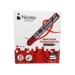 MARCADOR PERM CINCEL NE-075 ROJO NEXTEP CAJA/12