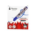 MARCADOR PERM CINCEL NE-076 AZUL NEXTEP CAJA/12