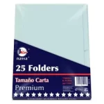 FOLDER CARTA AZUL C/25 NASSA