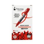 MARCADOR PERM P/F NE-071 ROJO NEXTEP CAJA/12