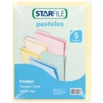 FOLDER CARTA CREMA C/5 STARFILE